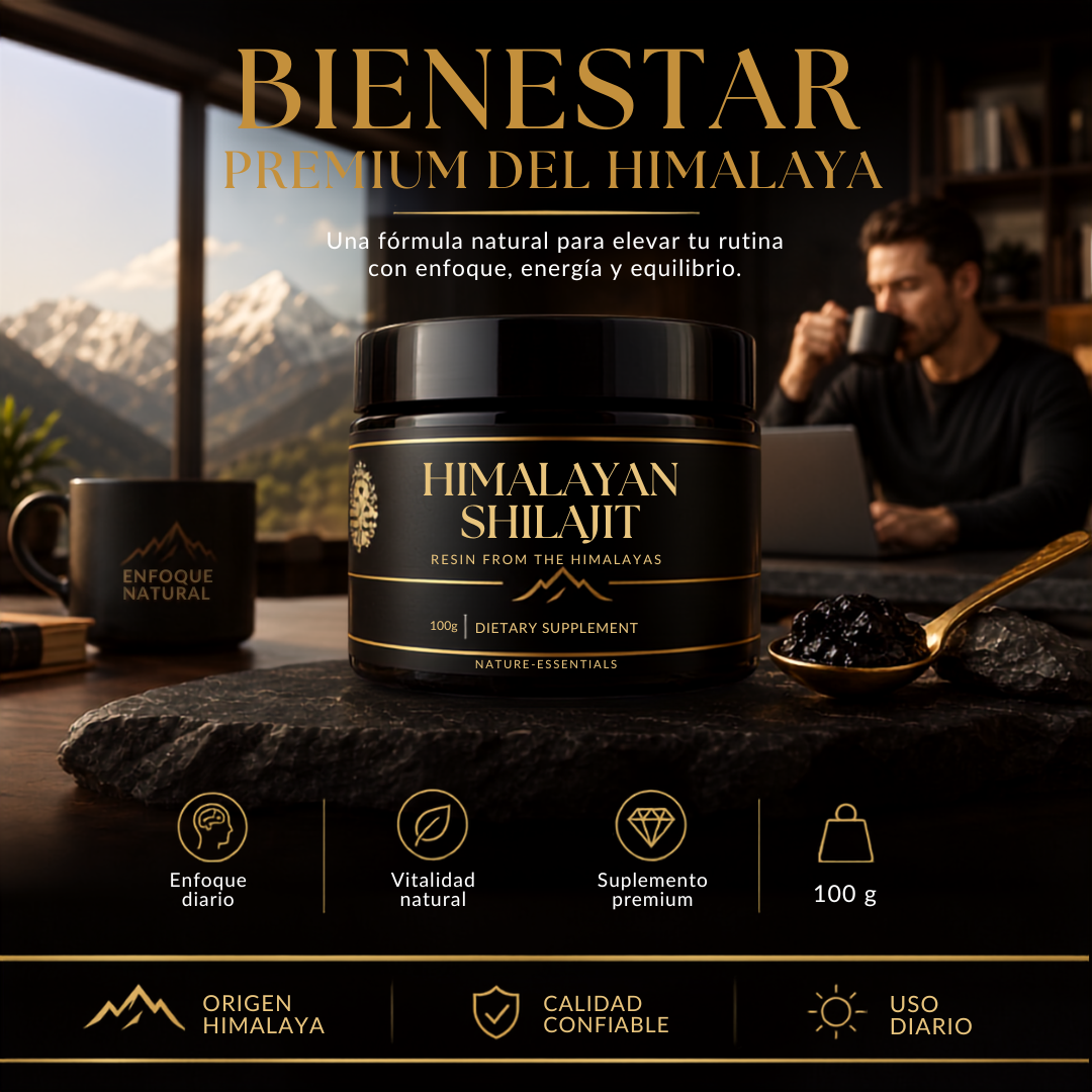 Recupera tu Fuerza y Vitalidad con Shilajit