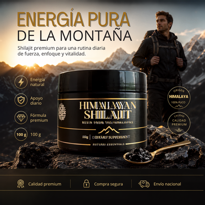 Recupera tu Fuerza y Vitalidad con Shilajit